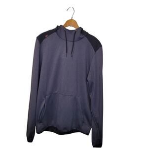 Rhone Mens Black Gray Performance Hoodie Pullover Size Medium Athleisure
